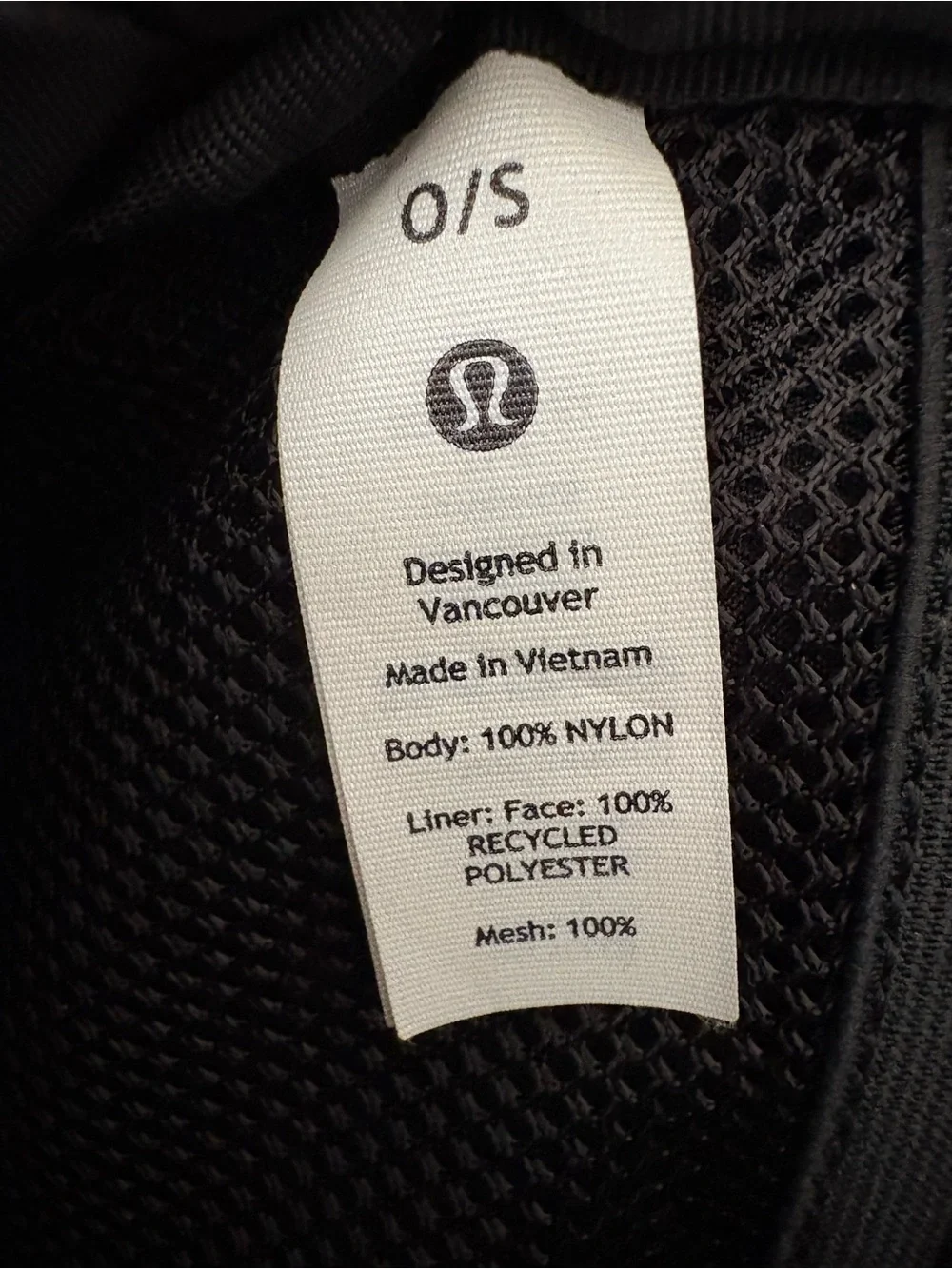 LULULEMON beltbag waist bag fanny pack black gold details